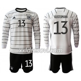 Njemačka Lukas Klostermann 13 Domaći Dječji Komplet Dresovi za Nogomet Euro 2020 Dugim Rukavima (+ kratke hlače)